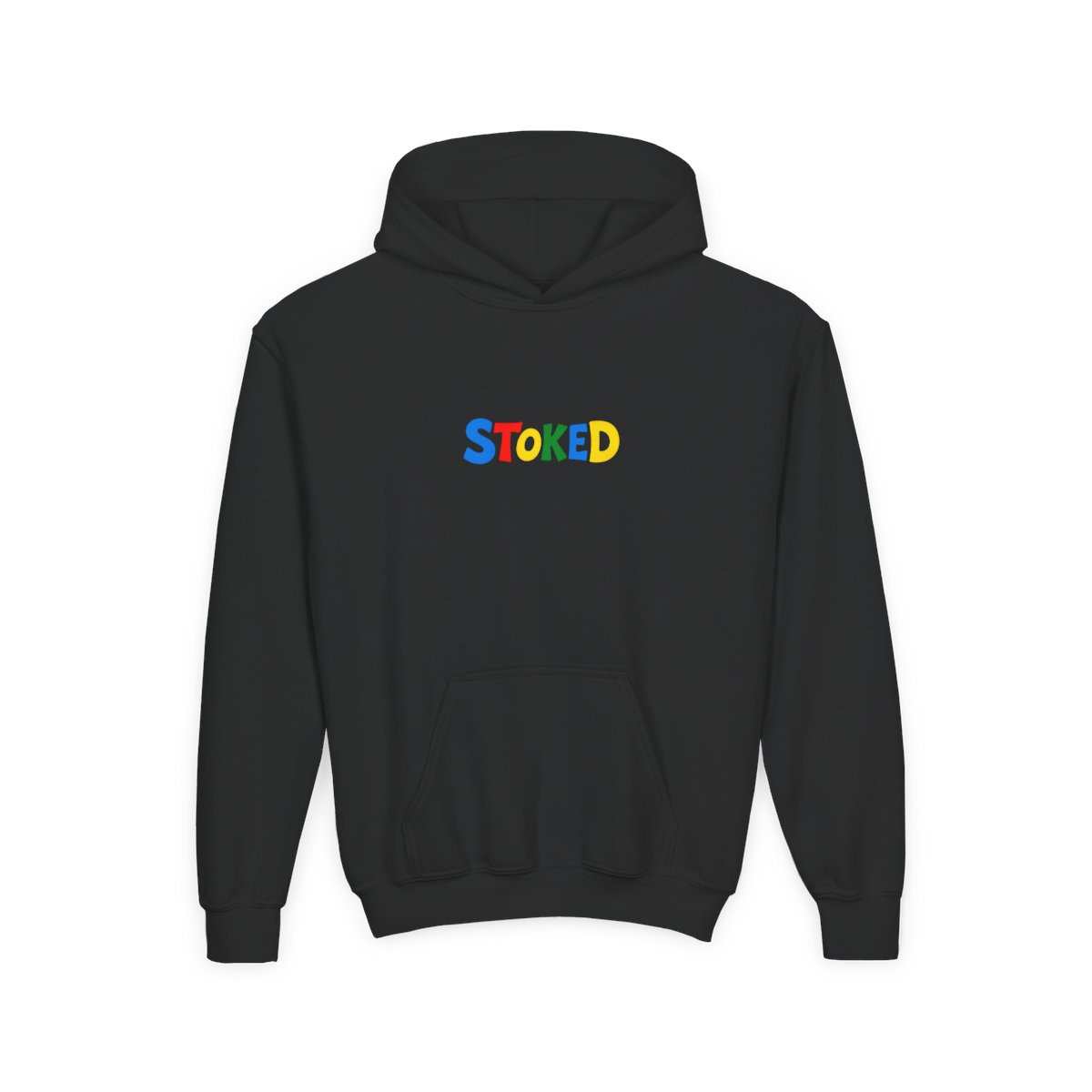 Stoked Adventure Graphic Pullover Kids Hoodie